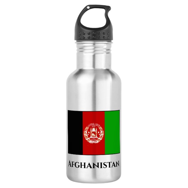 Afghanistan Flag 532 Ml Water Bottle (Front)