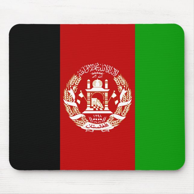 Afghanistan Flag; Afghan Mouse Mat (Front)