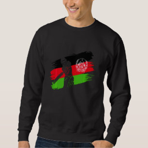 Afghanistan Flag Afghanistan Cricket Fan Player Co Sweatshirt
