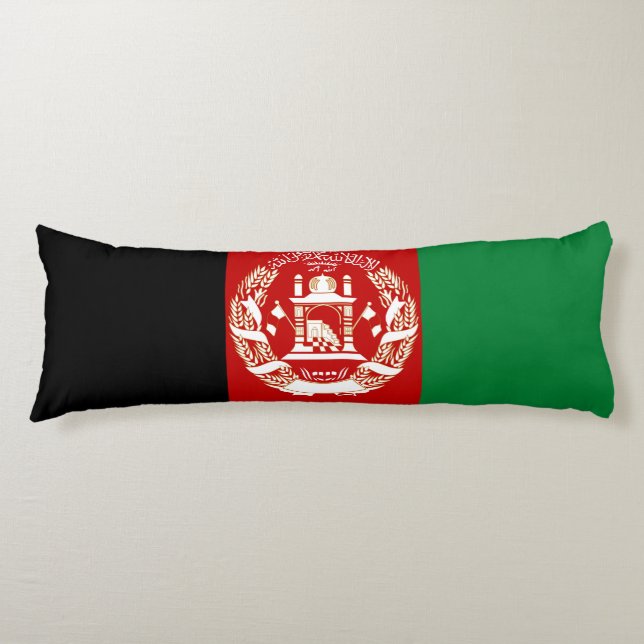 Afghanistan flag body cushion (Front)