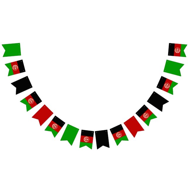 afghanistan flag bunting banner (All)