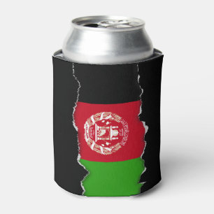 Afghanistan Flag Can Cooler