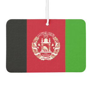 Afghanistan Flag Car Air Freshener