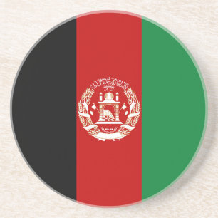 Afghanistan flag coaster