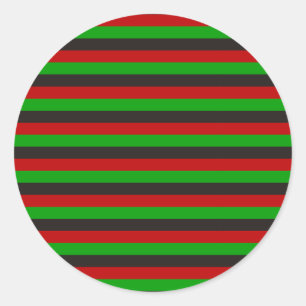 Afghanistan flag colors stripes country symbol pat classic round sticker