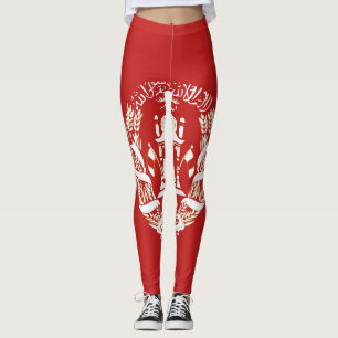 Afghanistan Flag Emblem Leggings