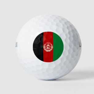 Afghanistan flag golf balls