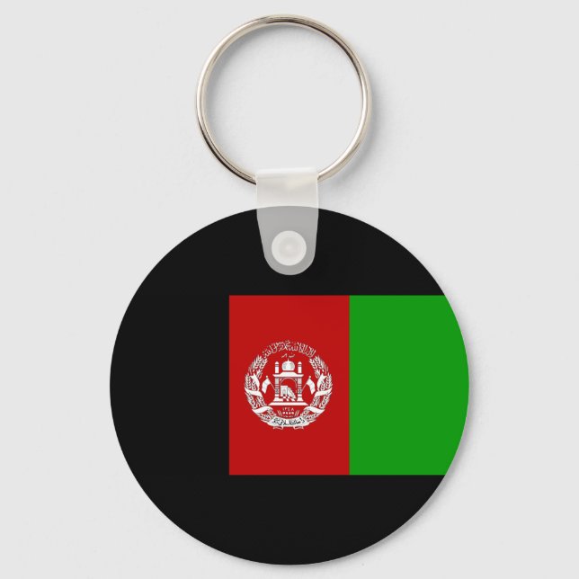 Afghanistan Flag Key Ring (Front)