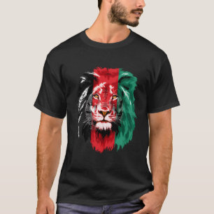 Afghanistan Flag Lion Free Afghanistan T-Shirt