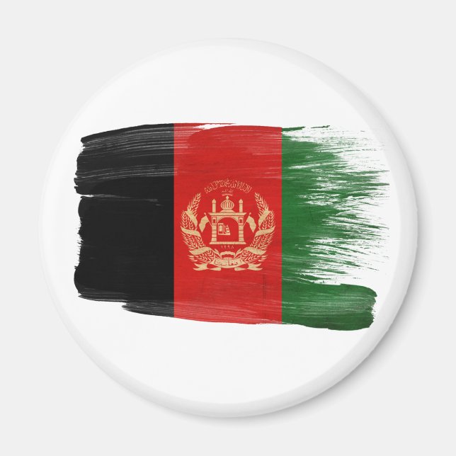 Afghanistan Flag Magnets (Front)
