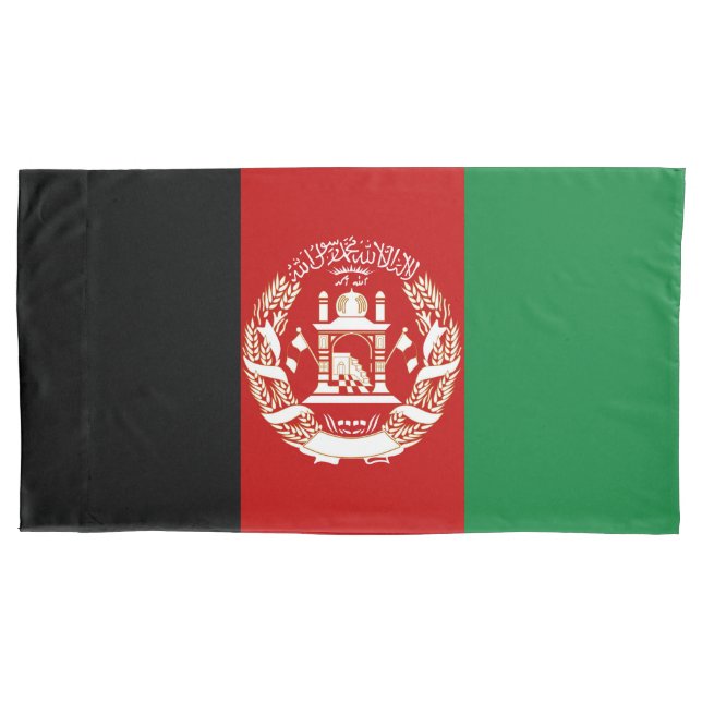 Afghanistan flag pillowcase (Front)