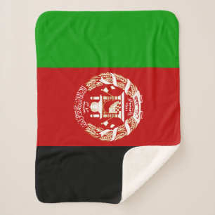afghanistan flag Sherpa Blanket