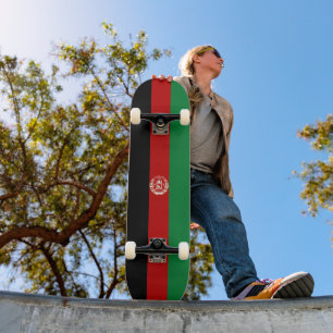 Afghanistan flag skateboard