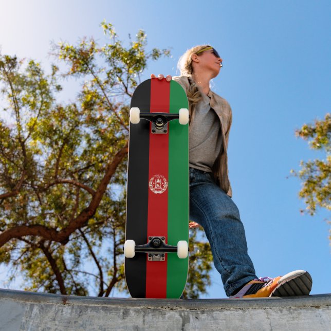 Afghanistan flag skateboard (Outdoor 1)