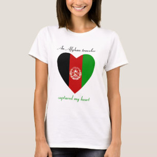 Afghanistan Flag Sweetheart T-Shirt