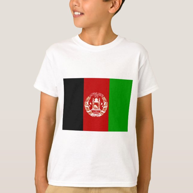 Afghanistan Flag T-Shirt (Front)