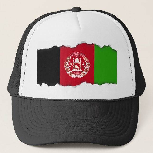 Afghanistan Flag Trucker Hat (Front)