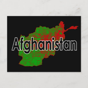 Afghanistan Holiday Postcard