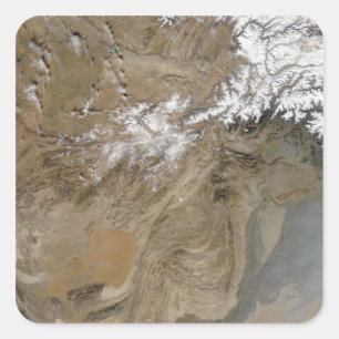 Afghanistan Square Sticker