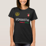 Afghanistan T-shirt Sport/Soccer Jersey Tee Flag F<br><div class="desc">National pride,  flag,  state,  soccer,  football,  flag,  souvenir Gift Futbal. coat of arms,  Afghanistan National Pride Afghan T-shirts Tees Flag Kabul</div>