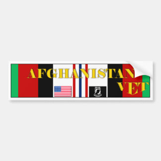 AFGHANISTAN VET BUMPER STICKER