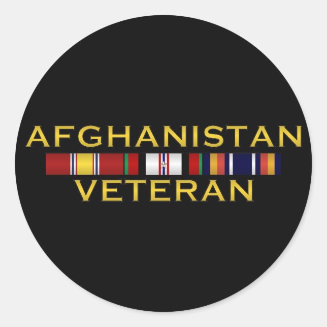 Afghanistan Vet Stickers (Front)