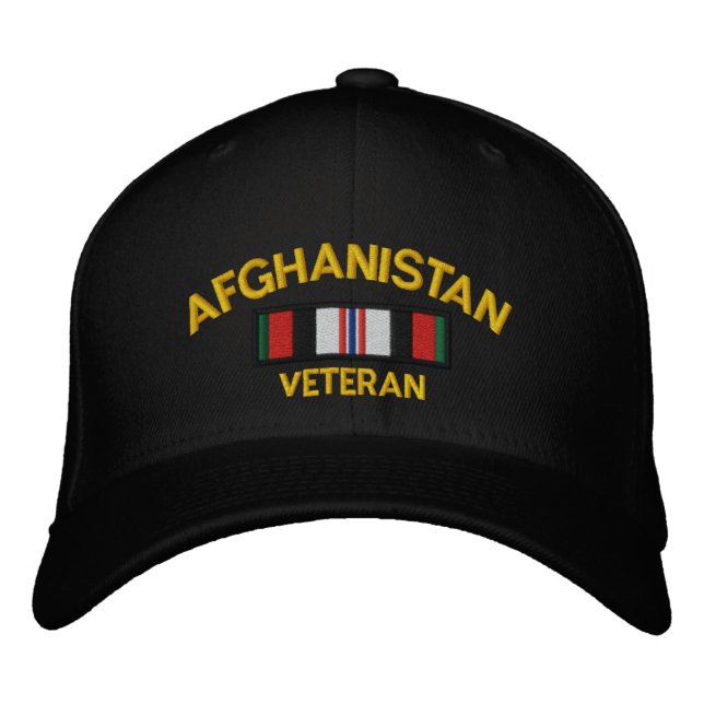 Afghanistan Veteran Embroidered Hat (Front)