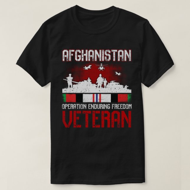Afghanistan Veteran Graphic Tee (Design Front)