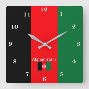Afghanistan Wall Clock