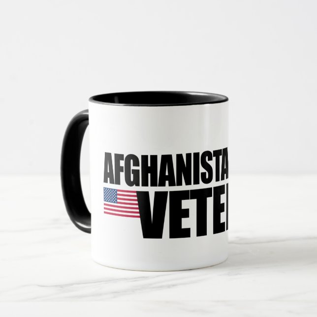 Afghanistan War Veteran Mug (Front Left)