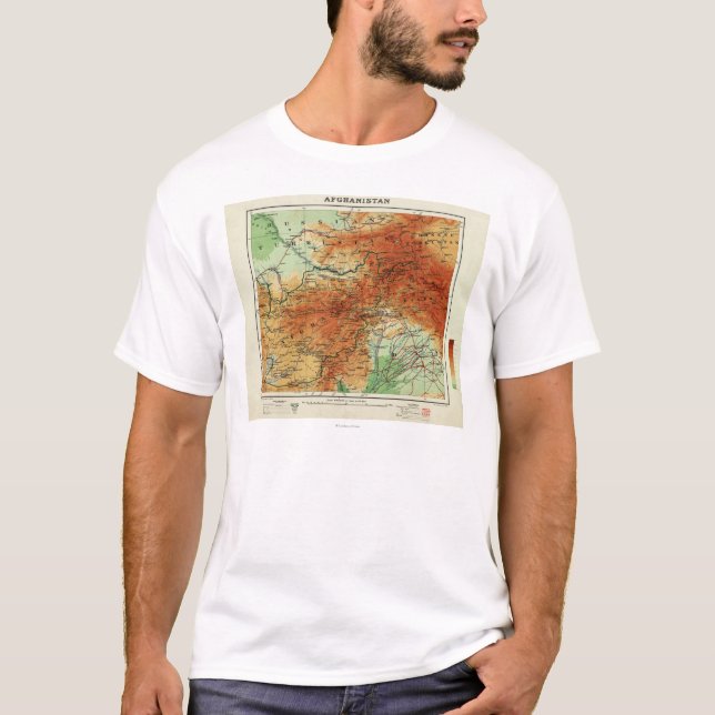 AfghanistanPanoramic MapAfghanistan T-Shirt (Front)