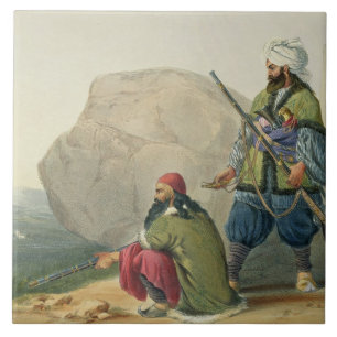 Afghaun Foot Soldiers in their Winter Dress, with Tile