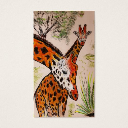 Afican Beauties Business Card