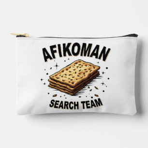 Afikoman search team Hanukkah Jewish Food Lovers Accessory Pouch