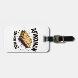 Afikoman search team Hanukkah Jewish Food Lovers Luggage Tag