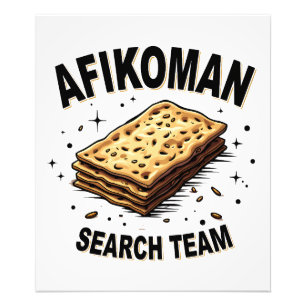 Afikoman search team Hanukkah Jewish Food Lovers Photo Print