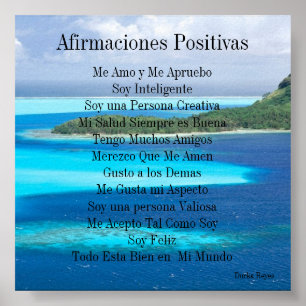 Afirmaciones Positivas Poster