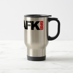 afk brb travel mug