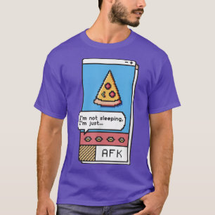 Afk Gaming Pizza Gamer Game Videogame T-Shirt