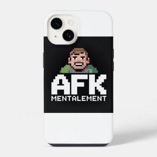 AFK Mentally Chibi Gamer Pixel Art iPhone 14 Case