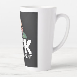 AFK Mentally Chibi Gamer Pixel Art Latte Mug