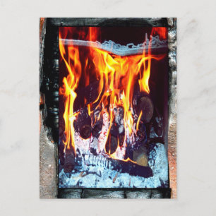 Aflame Postcard