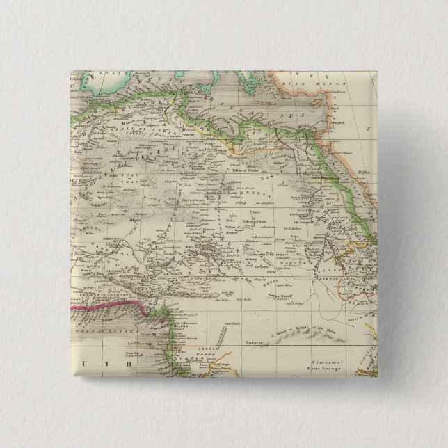 Africa 10 15 cm square badge (Front)