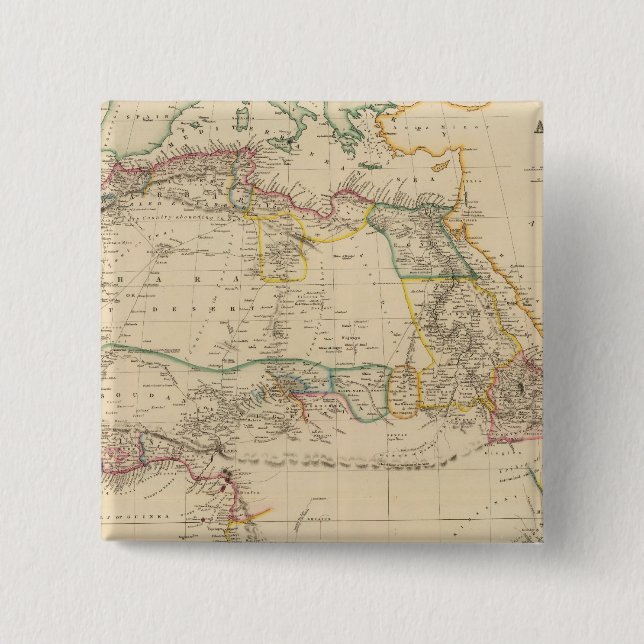 Africa 10 15 cm square badge (Front)