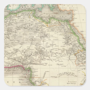 Africa 10 square sticker