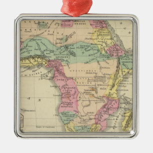 Africa 13 metal tree decoration