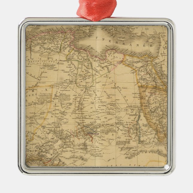 Africa 14 metal tree decoration (Front)