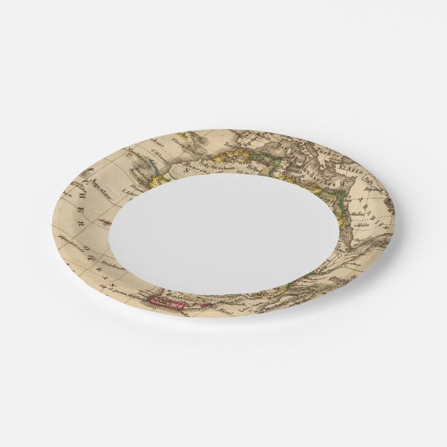 Africa 16 paper plate (Angled)