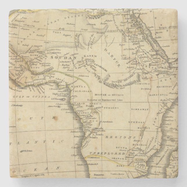 Africa 17 stone coaster (Front)