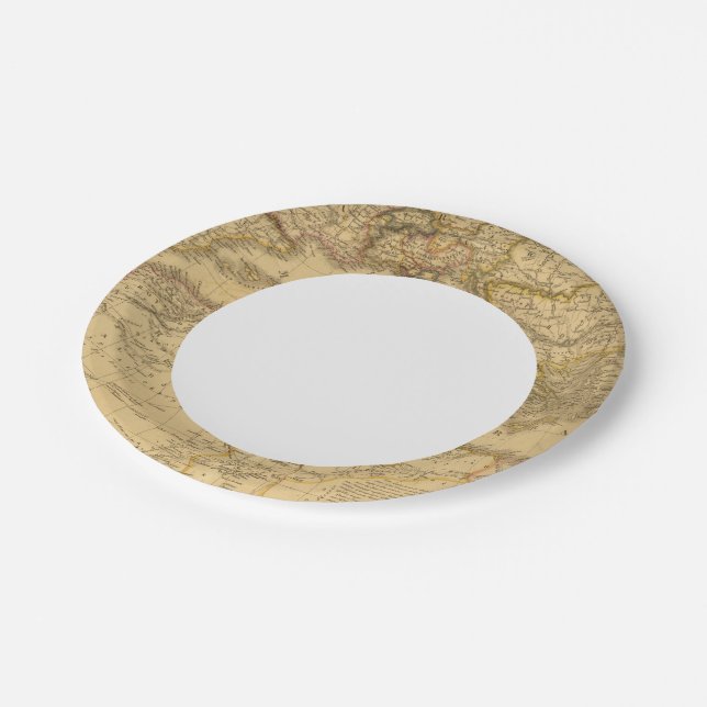 Africa 20 paper plate (Angled)